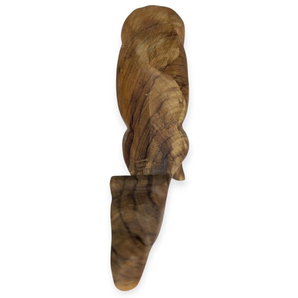 Olive Wood Camel Figurine 7" x 7" x 2" - Picture 6 of 11